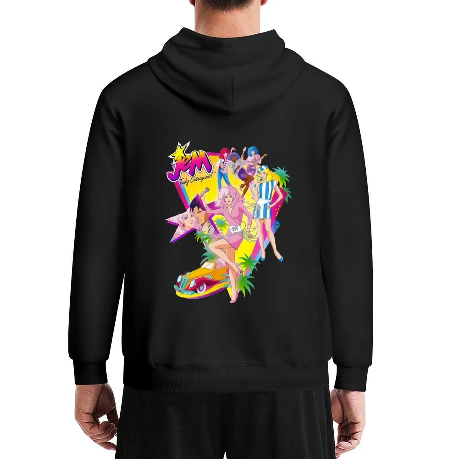 

Jem and the holograms Hoodie men clothing japanese style men's sweat-shirt set men clothes hoodie graphic