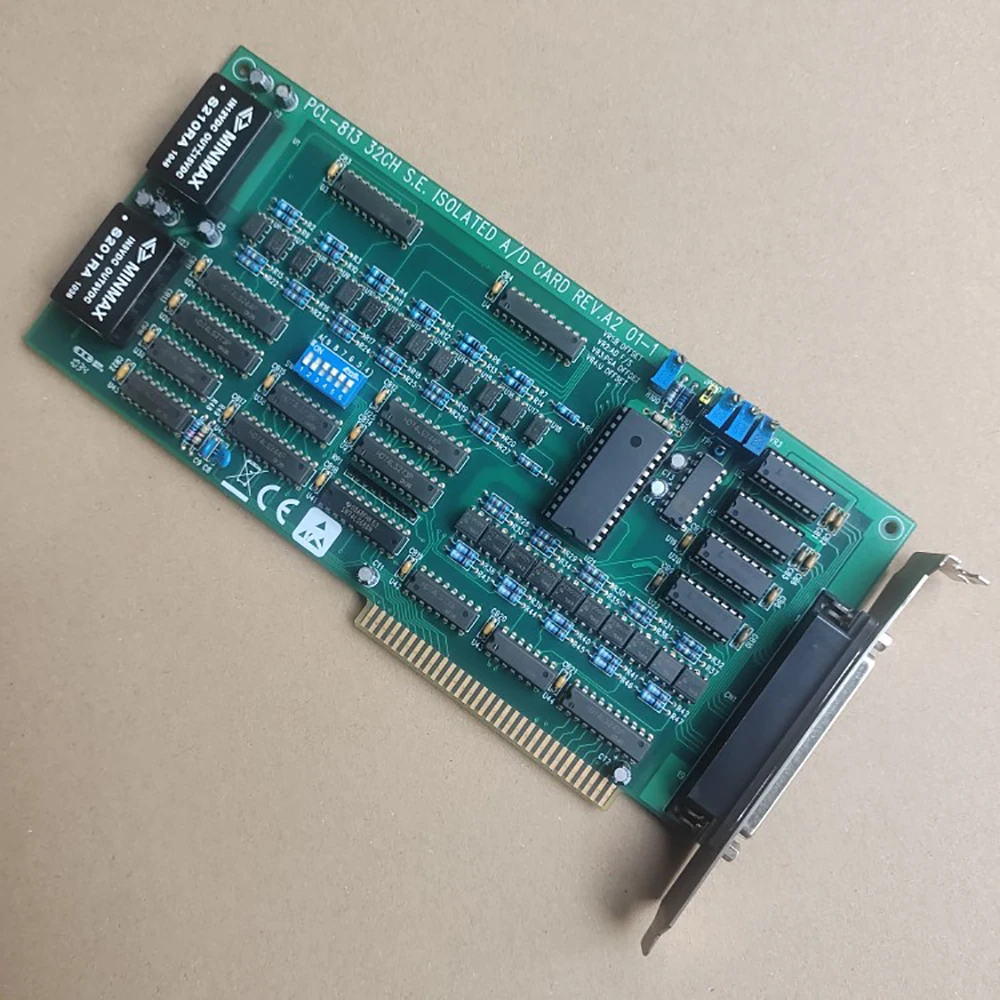 PCL-813 REV.A2 Data Capture Card 32-Channel Single Ended Isolated AD Card Converter For Advantech