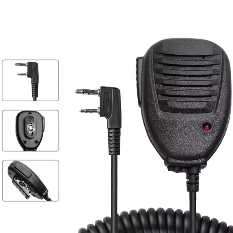 Handheld microphone compatible For Baofeng handsets (such as UV-5R, UV-82, BF-888S)