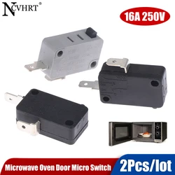 2Pcs KW16(5)A 250VAC Microwave Oven Door Micro Switch Normally Open Normally Close Switch for Microwave