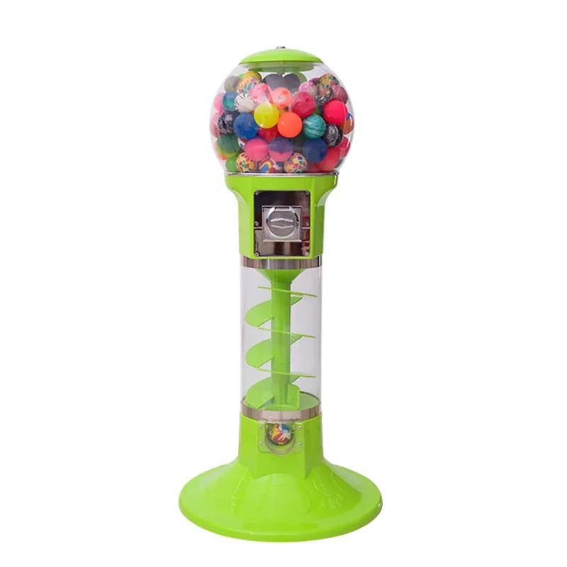 Large coin-operated egg-twisting machine, video game, spiral egg-producing toy, automatic coin-operated vending machine