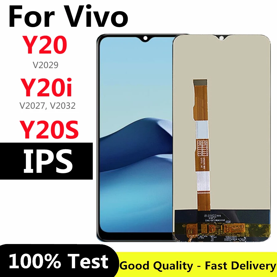 

6,51 "6,51" для Vivo Y20 V2029 / Y20i V2027 V2032, ЖК-дисплей, детали для замены для Vivo Y20s