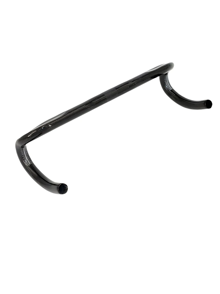 Kompakter Split-Carbon-Drop-Lenker Toray T800 UD, Gewicht 225 g, passend für 25,4 mm und 31,8 mm Vorbau, modifiziert für Rennräder und Falträder – Detail 6