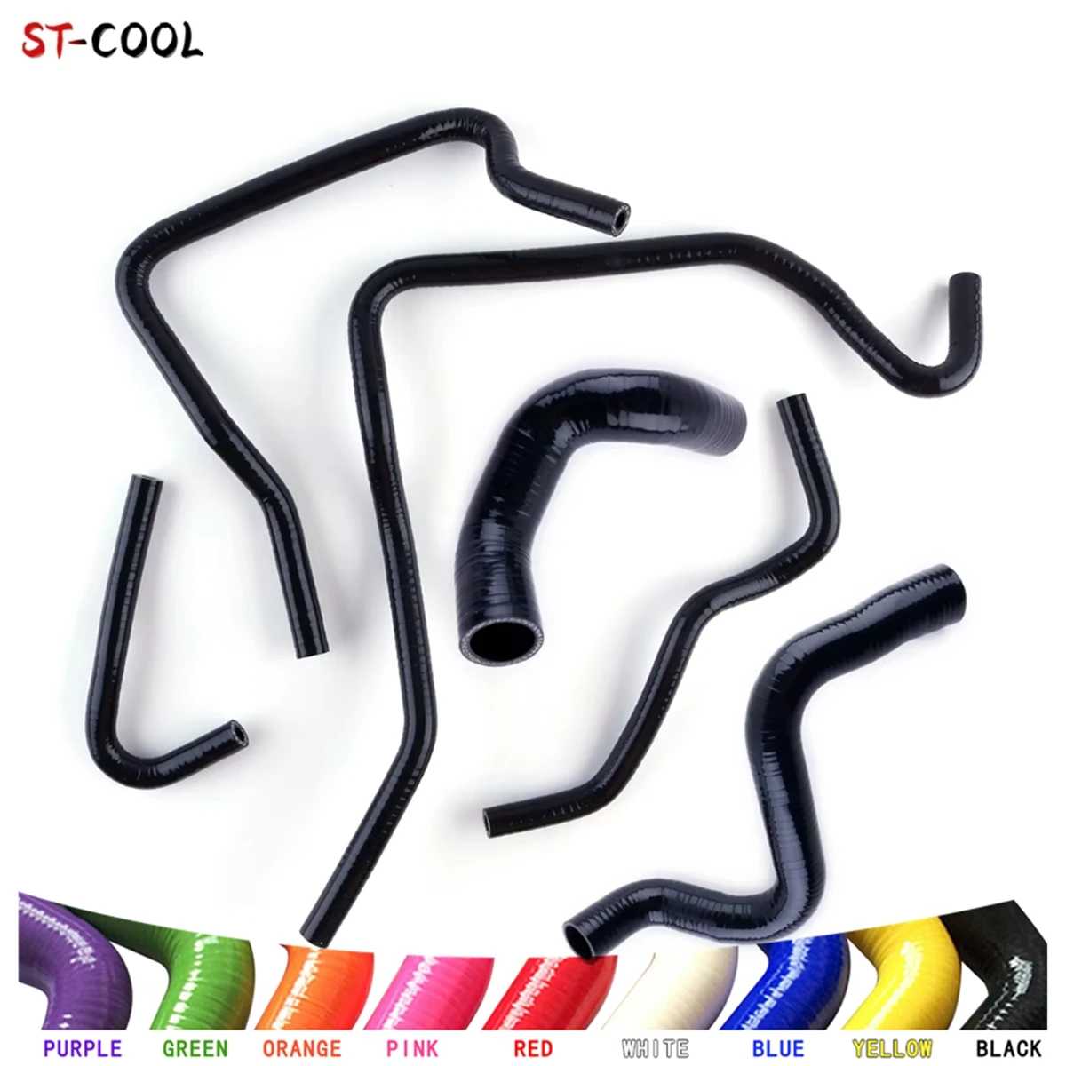 FOR ASTRA ZAFIRA GSI SRI Z20LET 2.0T Turbo Radiator Coolant Hoses Kit Silicone Tubes Piping 6Pcs 11 Colors