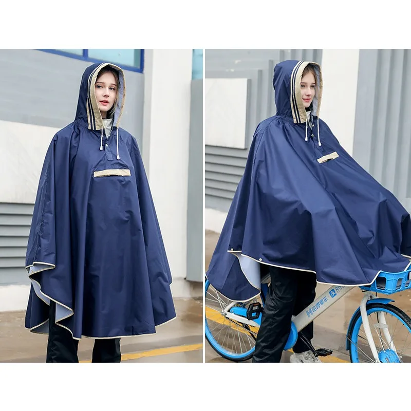 Adult Raincoat Cape Type Advanced Korean Adult Poncho Riding Electric Raincoat Men and Women Are Suitable Abrigo Impermeable