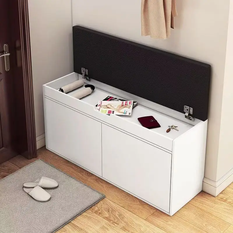 

Shoe changing stool can be sat at the entrance of the household, shoe wearing stool, integrated stool, small shoe rack, seat