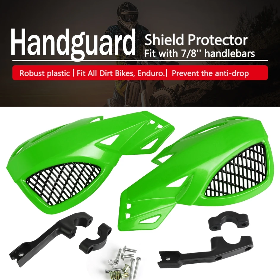 

Handlebar Hand Guard Handguard Protector Protection For Kawasaki KX65 80 KLX140 300 650 KLX400/450/650R 140L 400SR 150BF 150S