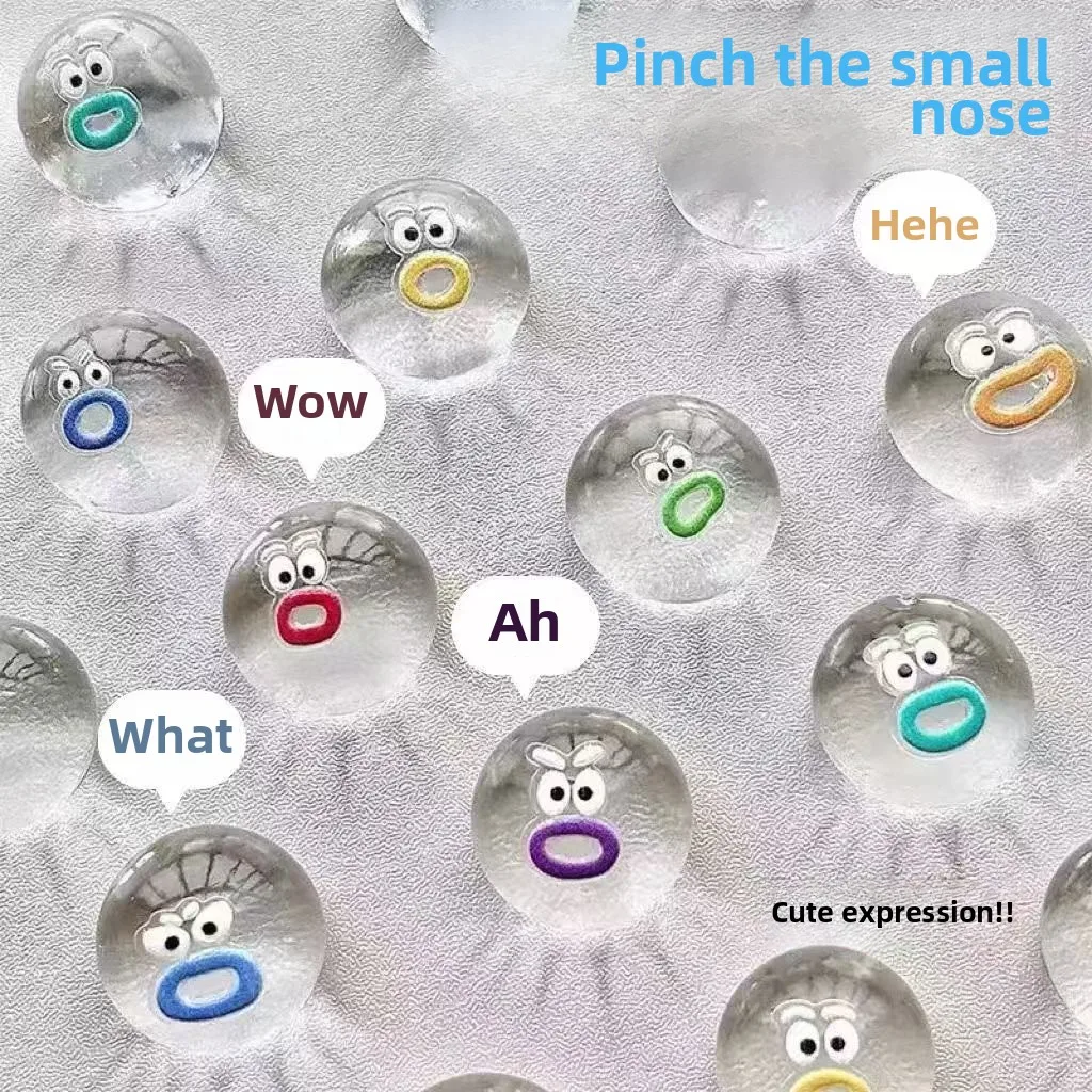 10/20 Stück Mini Squishies Ausdrucks-Squeeze-Fidget-Spielzeuge Emotions-Fidget-Poppers Sensorische Fidget-Spielzeuge Niedliches Schreibtisch-Accessoire Kindergeschenke – Detail 5
