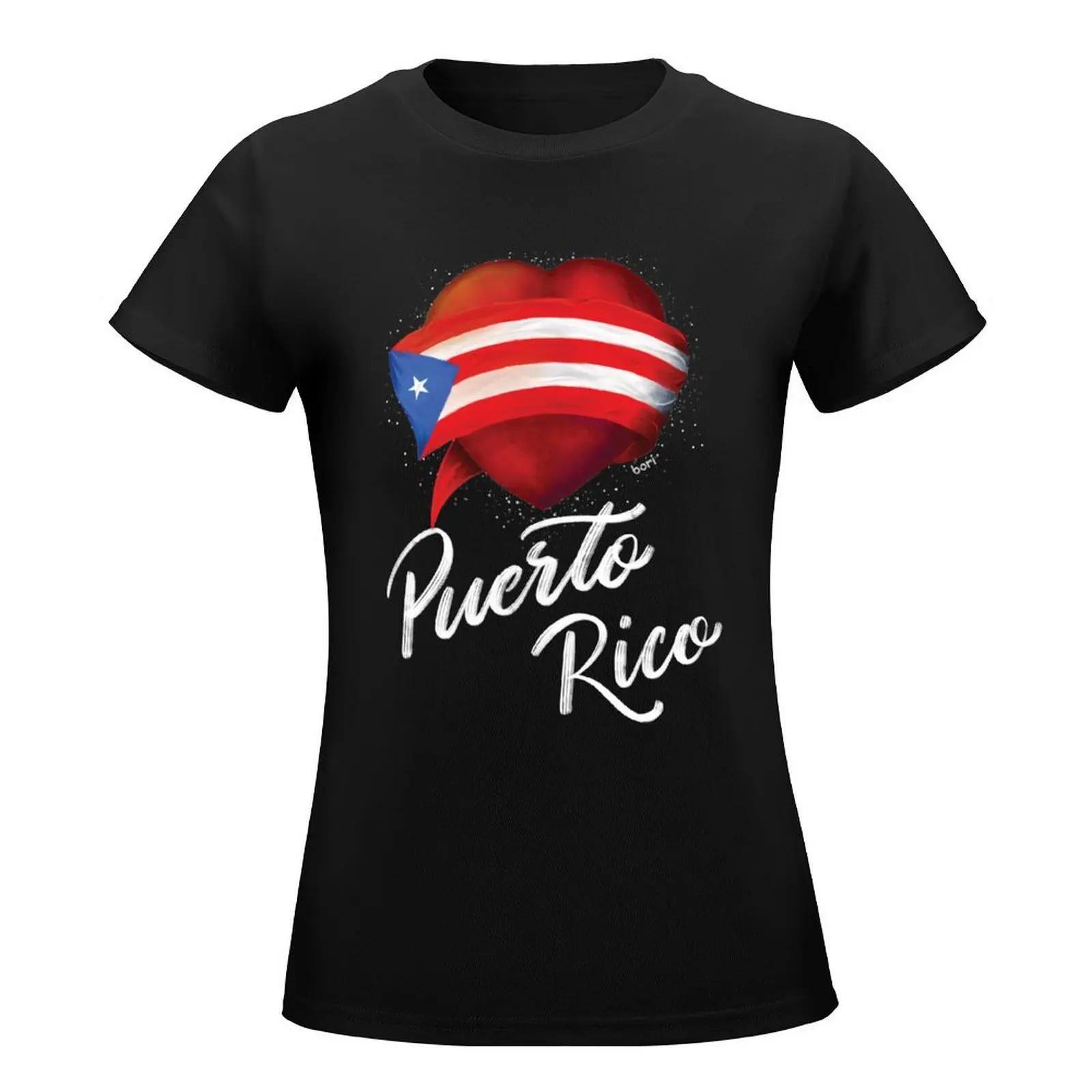 I Love Puerto Rico T-Shirt anime clothes cute tops Woman fashion