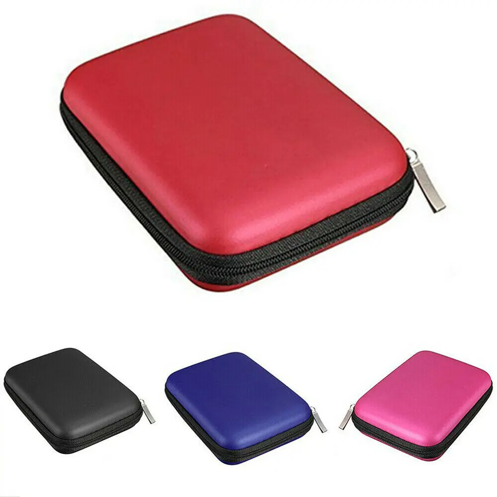 

Multi-Function Carring Case for 2.5Inch Hard Disk Drive Data Cable Earphone HDD Zipper Carry Box Portable Pocket Hard Drive Bag