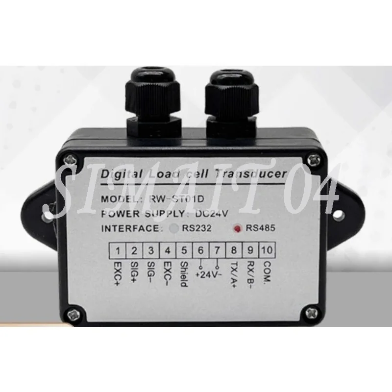 Load Cell Signal Amplifier RS485 RS232 Modbus RTU Digital Conversion Module for PLC Pressure Sensor Transmitter