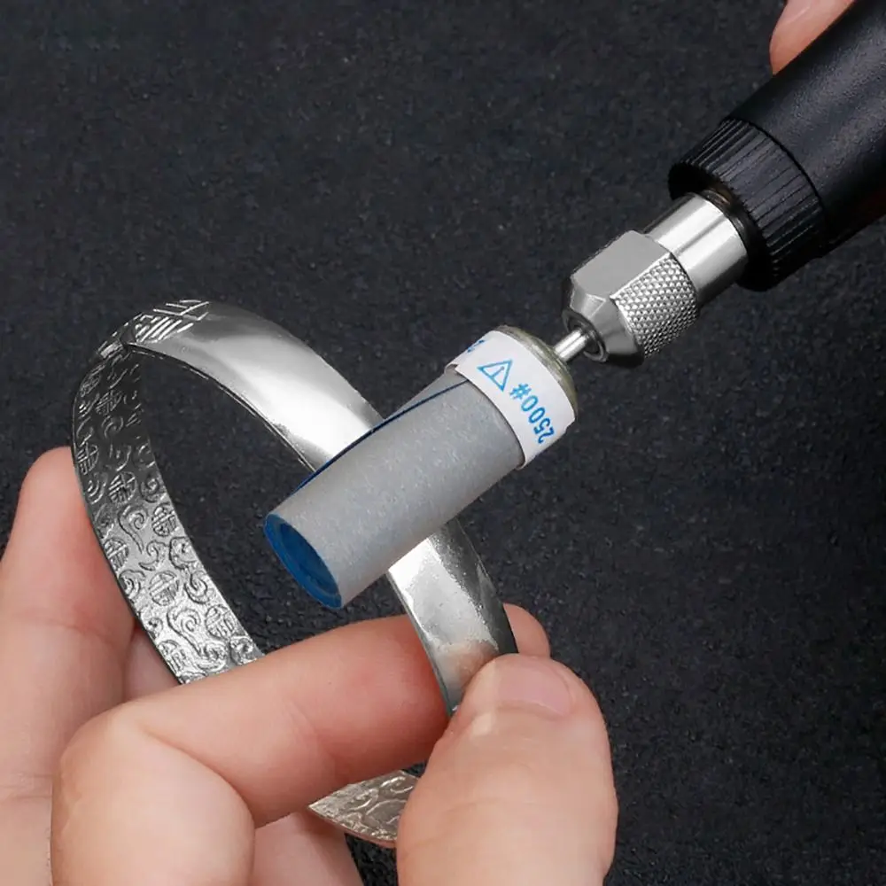 

1Pcs Sanding Drum Sandpaper Stick 2.35mm Shank Abrasive Sanding Bands Belt For Electric Grinder Tool Parts 180-7000 Grits