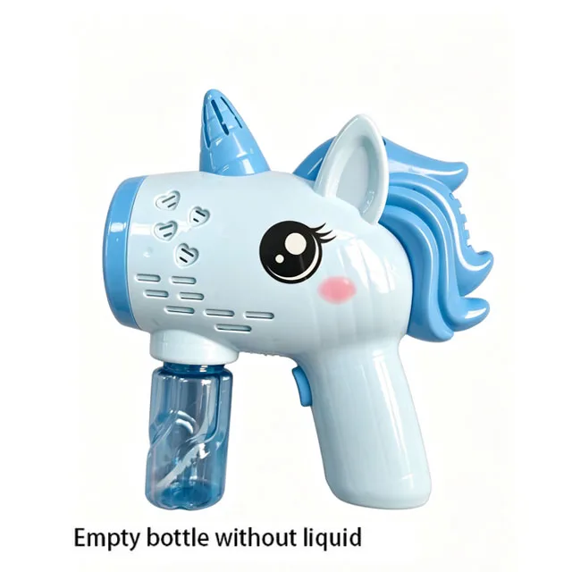 Kinderen 10-gaats elektrisch bellenpistool Automatische zeepblazer met licht Zomer Outdoor Party Games Bellenmachine voor jongens en meisjes