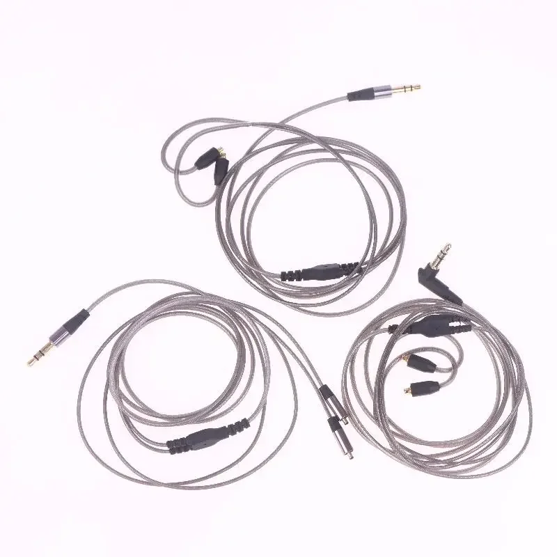 MMCX To 3.5mm Sound Jack Headphone Cable Replacement 120cm Length For SE215/315/535/846/UE900/DC/VJJB/N1