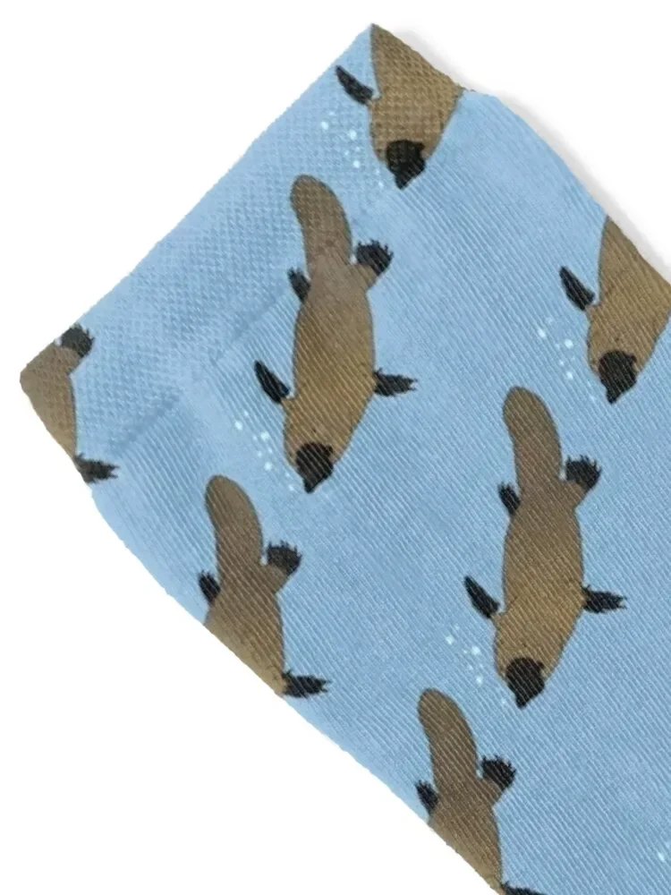 Platypus platypus swimming underwater Socks floor funny sock winter summer Socks For Girls Men's