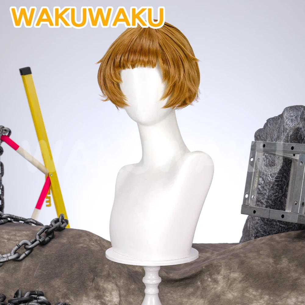 Maddie Nolen Cosplay Anime Arcane Cosplay WakuWaku Women 32cm Short Hair Arcane Season 2 Maddie Cosplay LOL Wig Free Cap