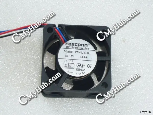 For Foxconn PV402012L DC12V 0.09A 4020 4CM 40MM 40X40X20MM 3pin Cooling Fan PV402012L