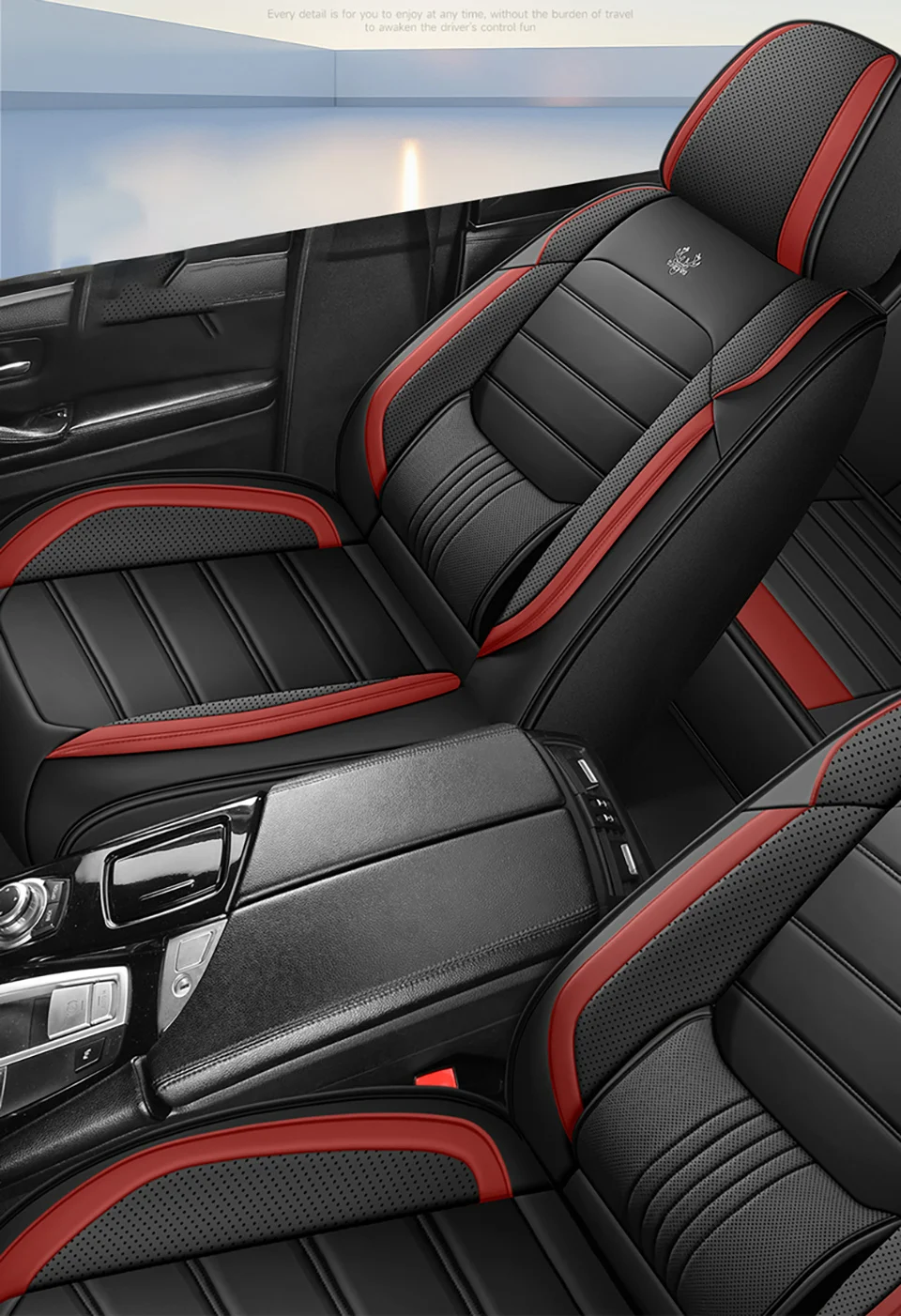 2025 PU-Leder LUXURY Autositzbezüge für Jeep Liberty KJ Jetta MK6 Ford Fusion Jeep Renegade Komplettset Innenausstattung – Detail 3