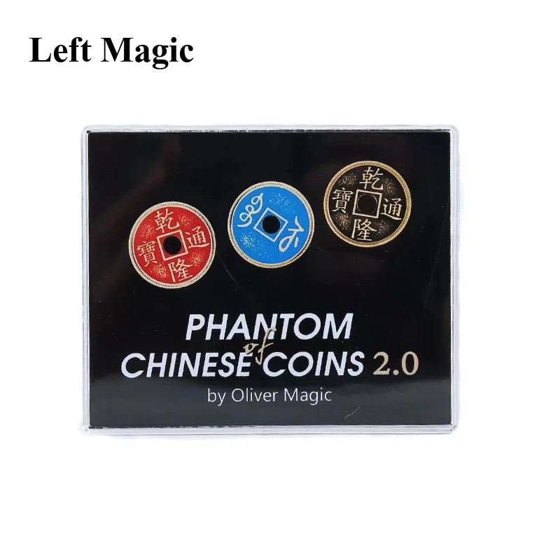 Phantom of Chinese Coins 2.0 Magic Tricks Coin  Appear Color Change Magia Magician Close Up Illusions Gimmicks Mentalism