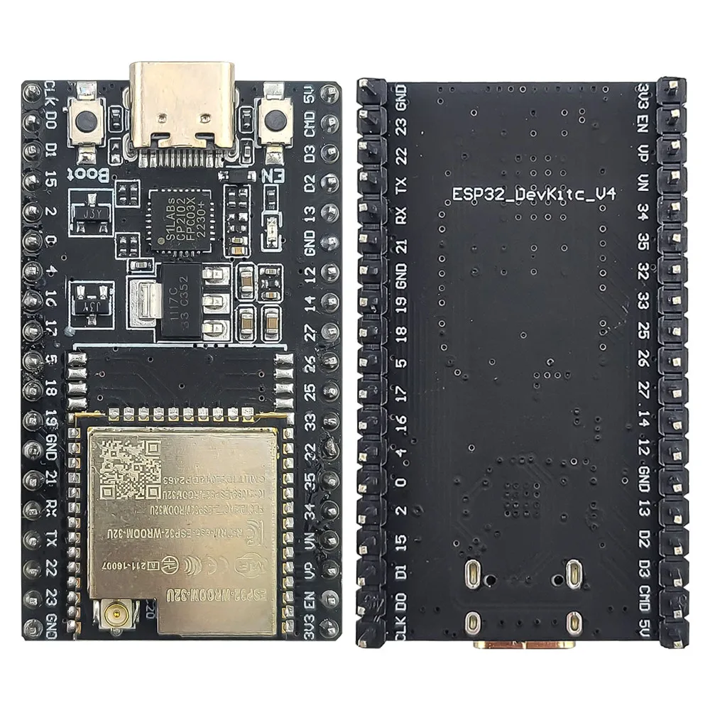 ESP32 Development Board with IPEX Port Expansion Board Kit ESP32-WROOM-32U BT Wifi Module Type-C 38PIN CP2102 ESP32-DevKitC