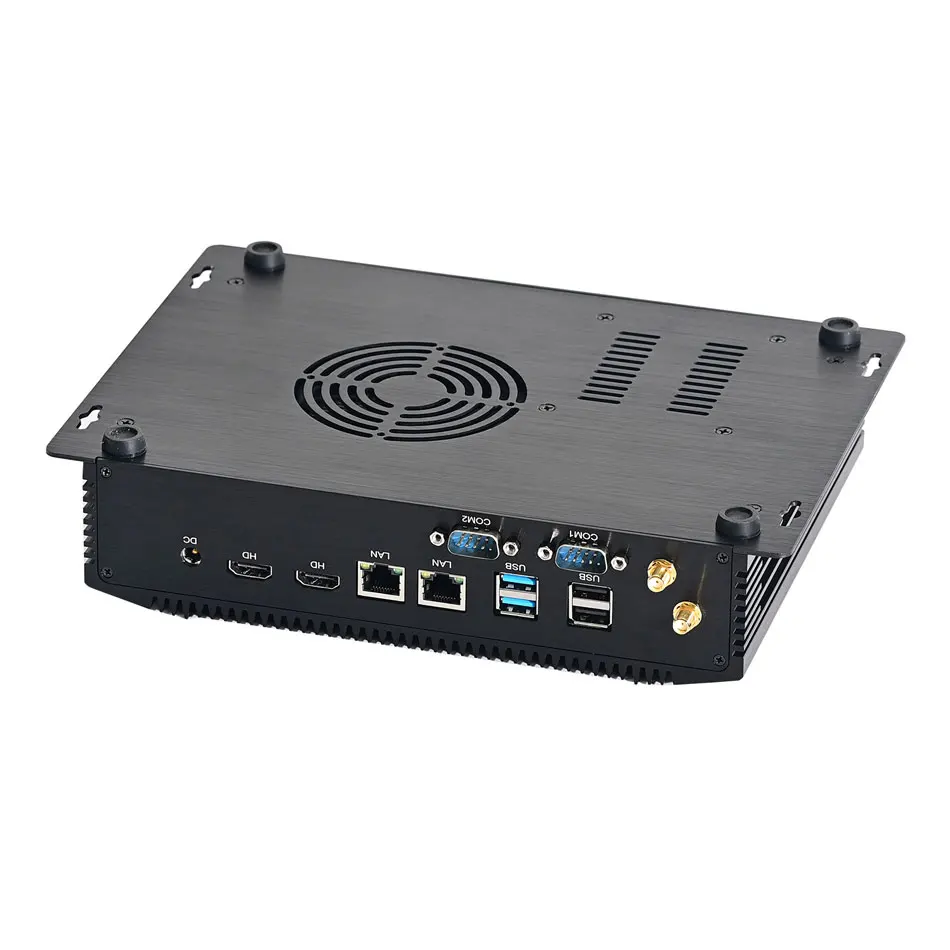 PC integrado Industrial AIM09,Intel I5 1035G ,Mini ordenador, IPC,WOL,PXE,Windows 11 Pro o Linux Ubun,2LAN/2HDMI/2COM