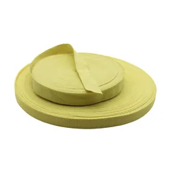 High-Strength Wear-Resistant Safety Belt Kevlar Webbing Strap Fire Retardant and Fireproof, Industrial Aramid, 5 cm, 8cm Wide
