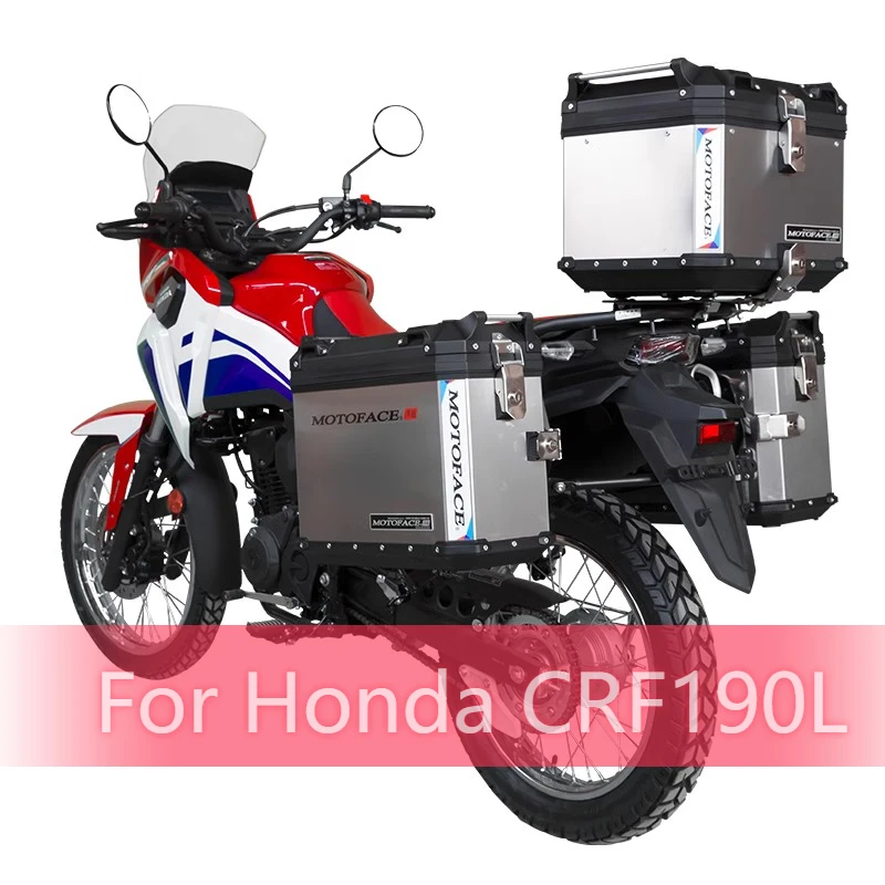 

For Honda CRF190L Motoface Series Tail Top Side Panniers Aluminum Magnesium Luggage Box Case Saddlebag Bracket Waterproof