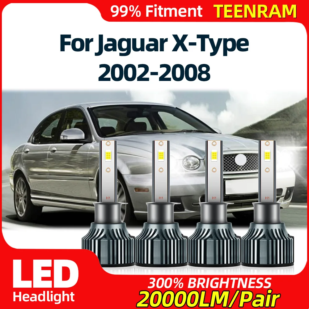 

40000LM Canbus LED Headlight Bulbs 240W CSP Chip Auto Lamps 12V 24V 6000K For Jaguar X-Type 2002 2003 2004 2005 2006 2007 2008