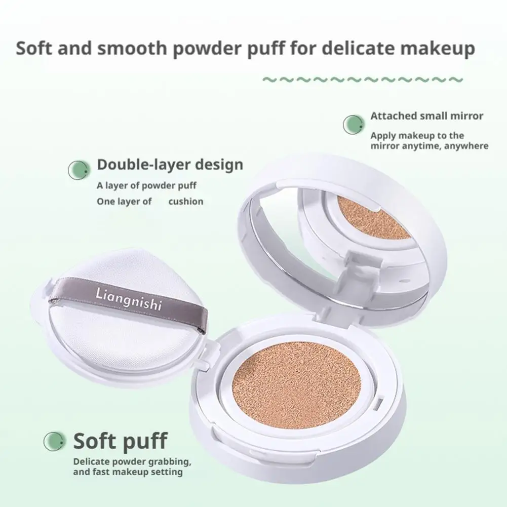 Portable Empty Air Cushion Concealer Velvet Matte Natural Light BB Cream Waterproof Sweatproof Mirror Foundation Makeup Case