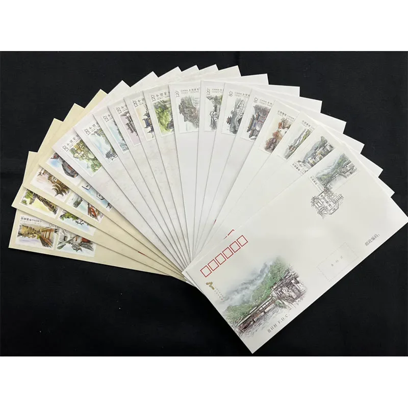 2013-2022 China Ancient Town Stamp 1234, First Day Cover, 18 Pieces, FDC, Envelopes, Philately, Postage ,Collection