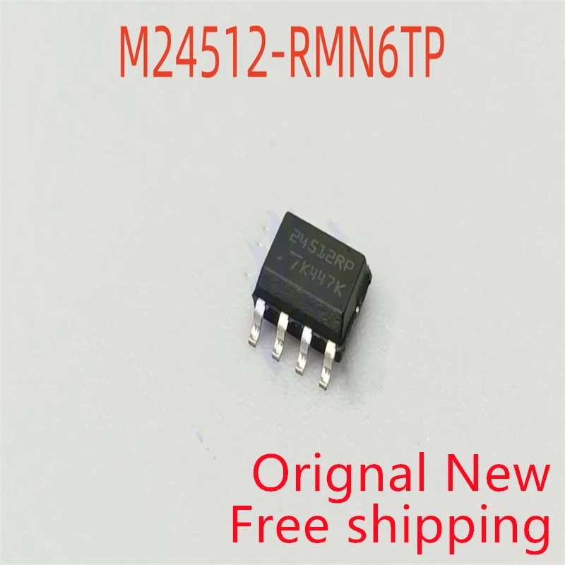 10piece  M24512-RMN6TP M24512 M24512 - RMN6TP 24512 rp SOP - 8 patch programmable memory chips New original ic