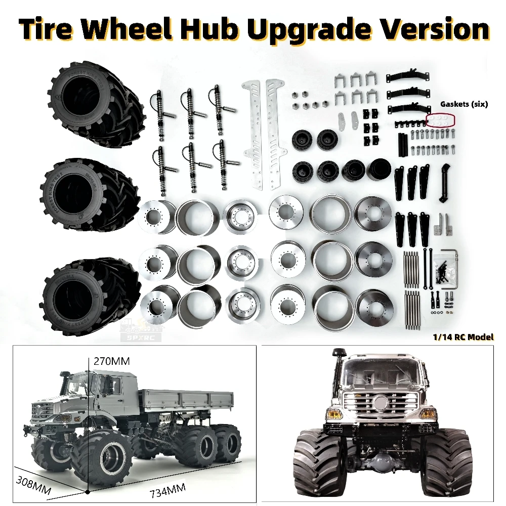 

Модернизированная версия ступицы шин и колес JDM-158 для 1/14 Tamiya RC Benz с дистанционным управлением, самосвал, прицеп, самосвал, игрушечные детали