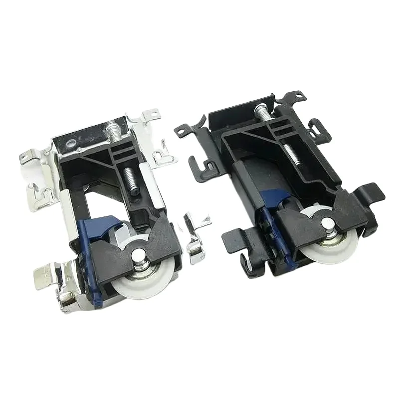 Closet Wardrobe Sliding Door Bottom Roller Pulley Runner Old Cabinet Moving Door Slide Track Replacement Rolling Wheel Fitting