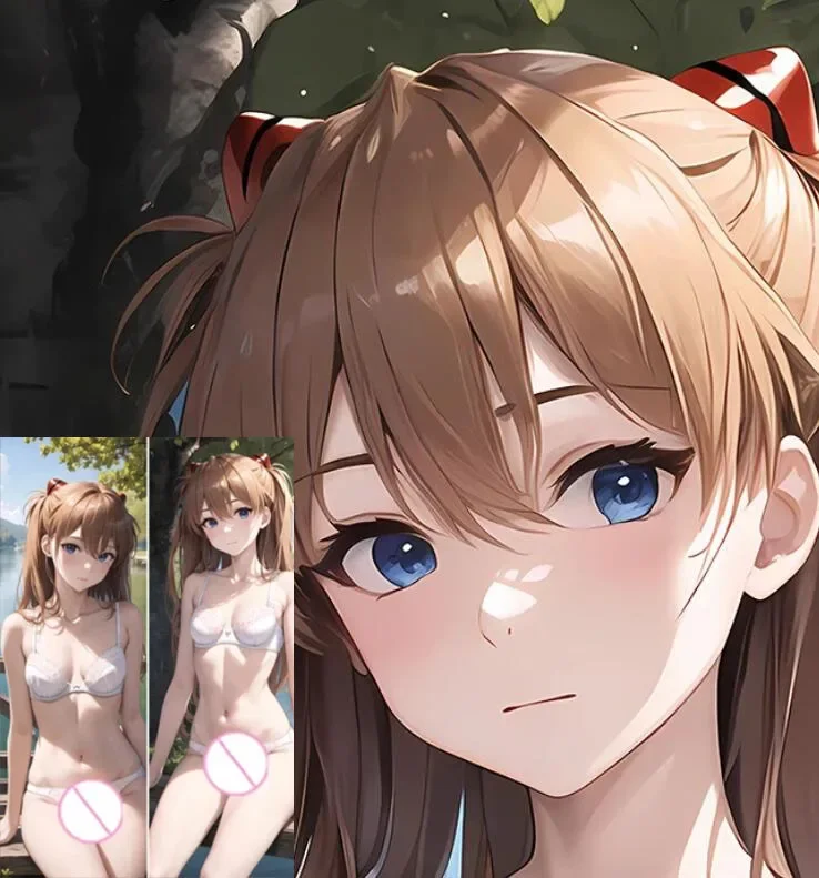 

Dakimakura Futa Asuka Langley Anime Body Pillow Cover Double-Sided Print Life Size Pillowcase Gifts