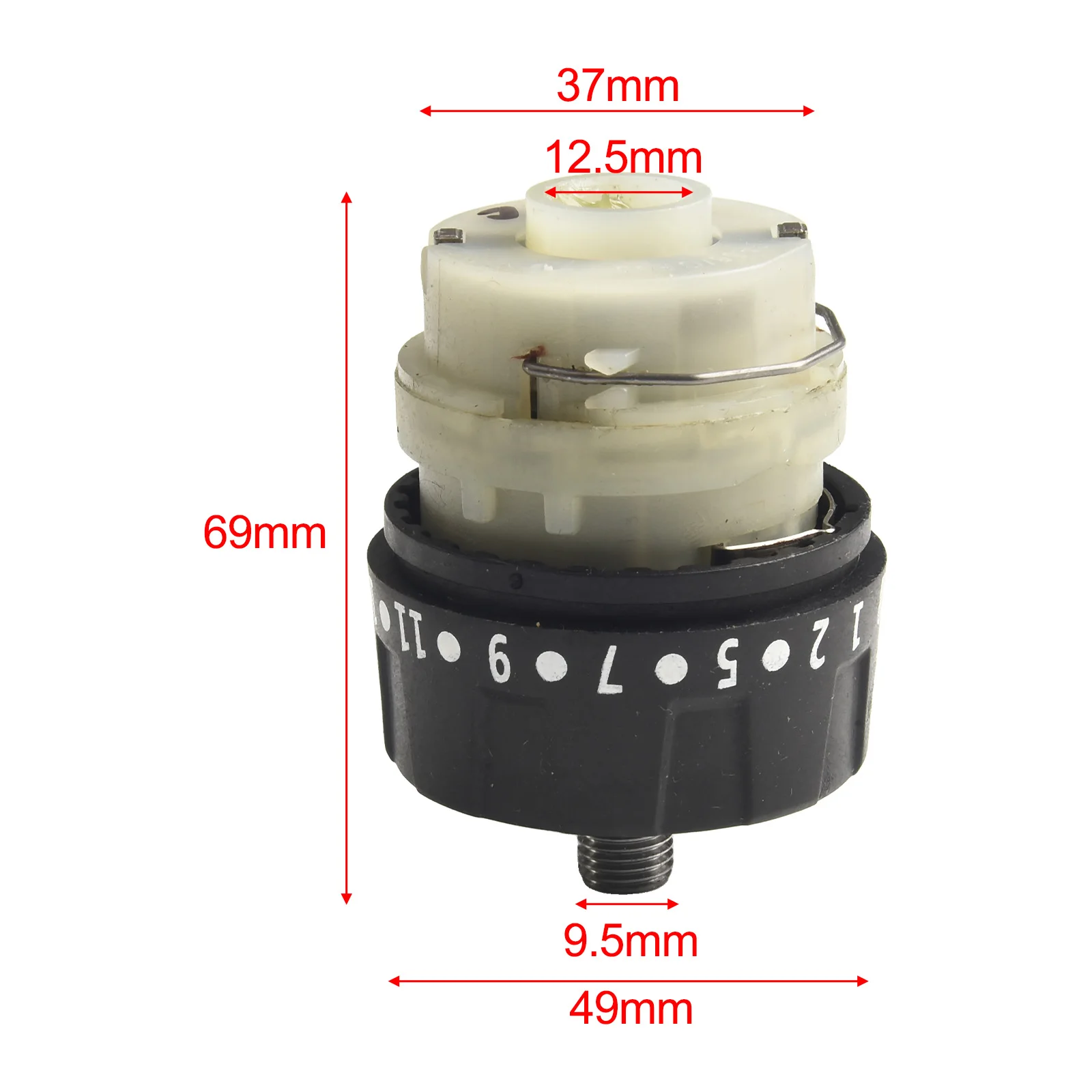 1 Pcs Brushless Dual Speed Self-lock Gearbox 13 Teeth For Cordless Electric Tool Parts Brushless Lithium Drill Gearbox Assembly