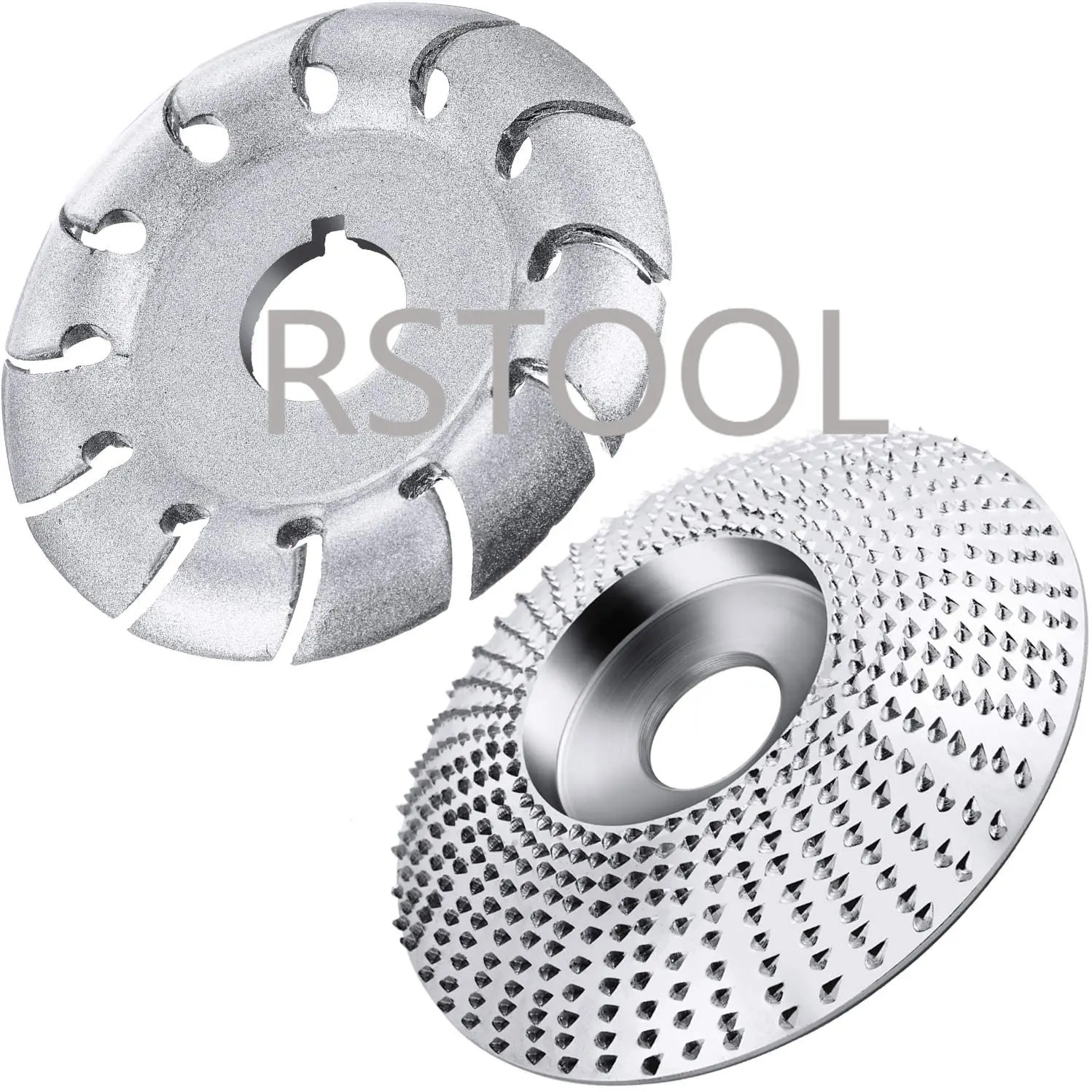 Bộ 2 Máy Mài Góc Đĩa Khắc Gỗ Đĩa Đá Mài Tấm Chạm Khắc Đĩa Mài 12 Đánh Bóng Răng Định Hình Cắt Bánh Xe