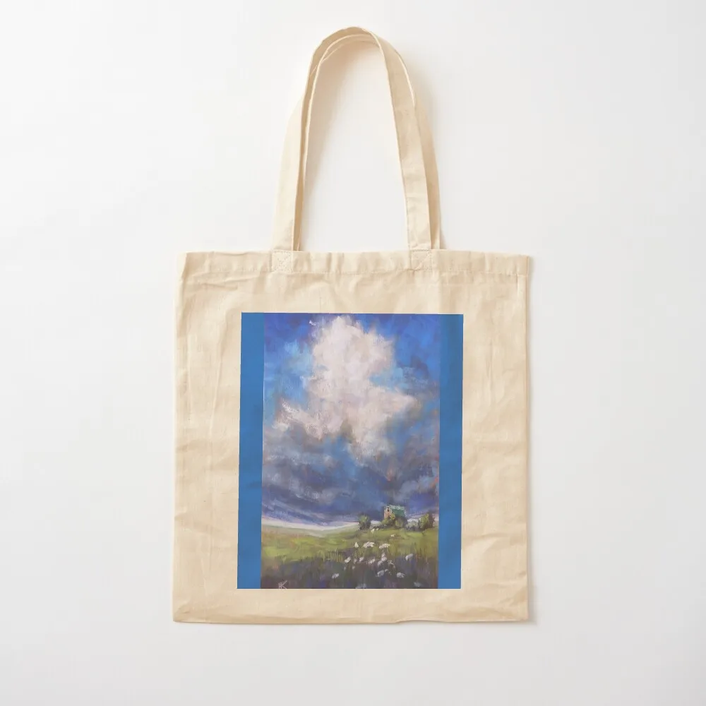 Little Barn Under a Big Sky Tote Bag Shopper bag custom fabric bag tote bags aesthetic