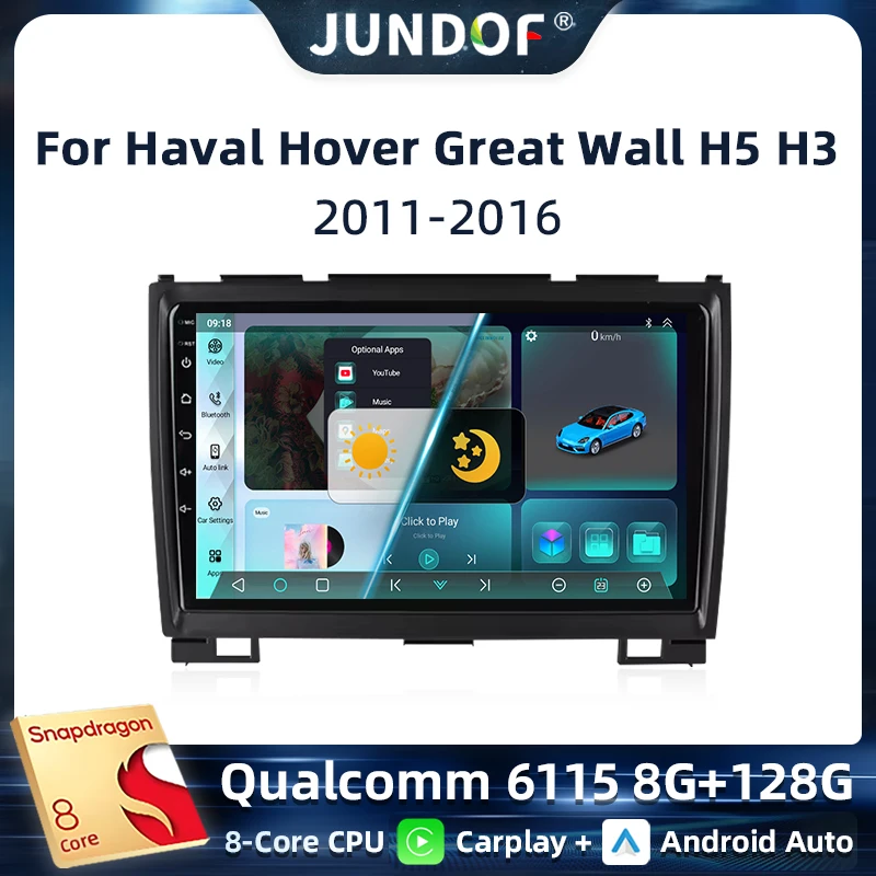 

For Haval Hover Great Wall H5 H3 2011-2016 Car Radio DSP GPS Multimedia Video Player Wireless CarPlay Android Auto 2din Stereo