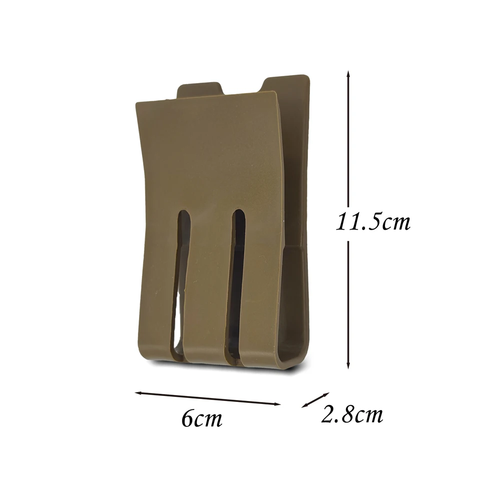 Outdoor Tactical Built-in ABS Hollow Hard Clip Magazine Bag, Suitable For 556 Kangaroo Compartment Built-in