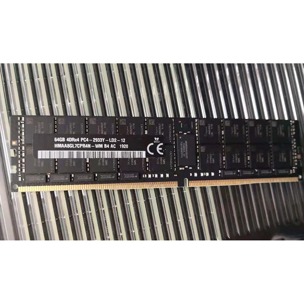 

1 Pcs For SK Hynix RAM 2933 64GB 64G 4DRX4 DDR4 ECC REG PC4-2933Y LRDIMM Memory HMAA8GL7CPR4N-WM