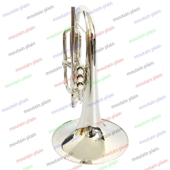 Nickel Plated Factory  Mellophone FMP 100N Price Cheap Marching