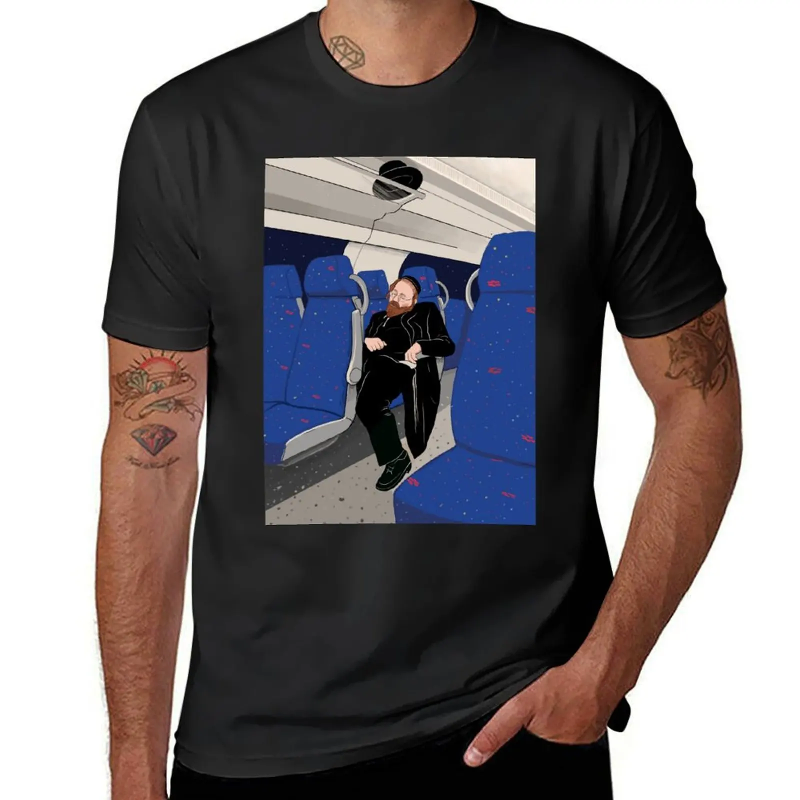 

Train to Jerusalem T-Shirt summer tops aesthetic clothes cute clothes sublime t shirts men