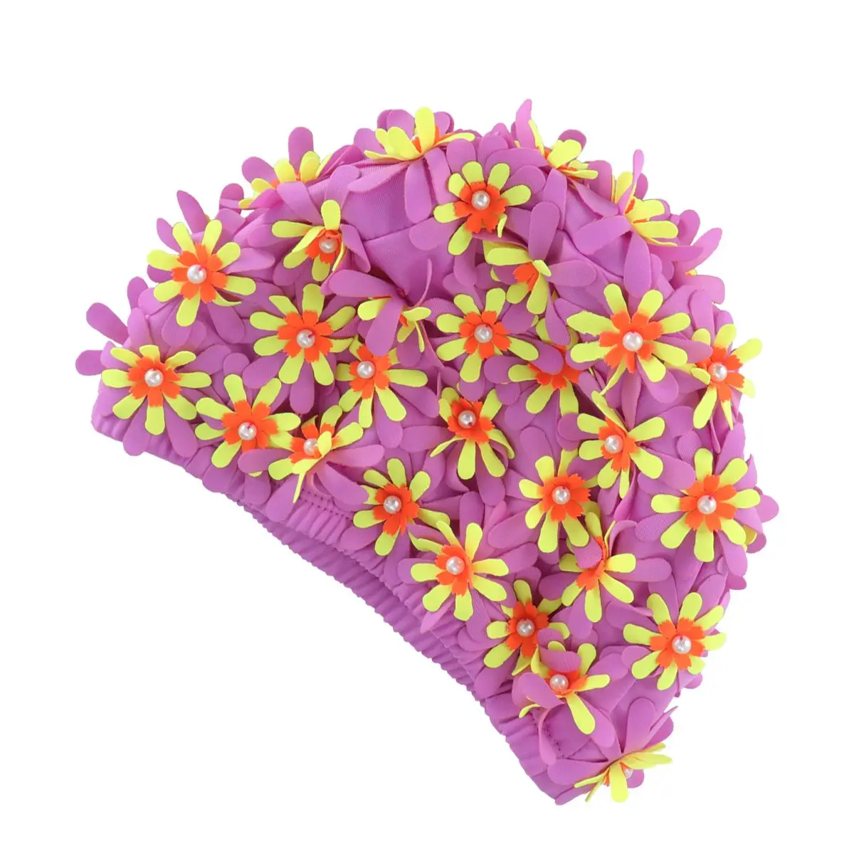 

Swimming Flower Bathing Women Swimming Cap Caps Bright Colors Pool Beach Women Bathing Cap Adult Swim