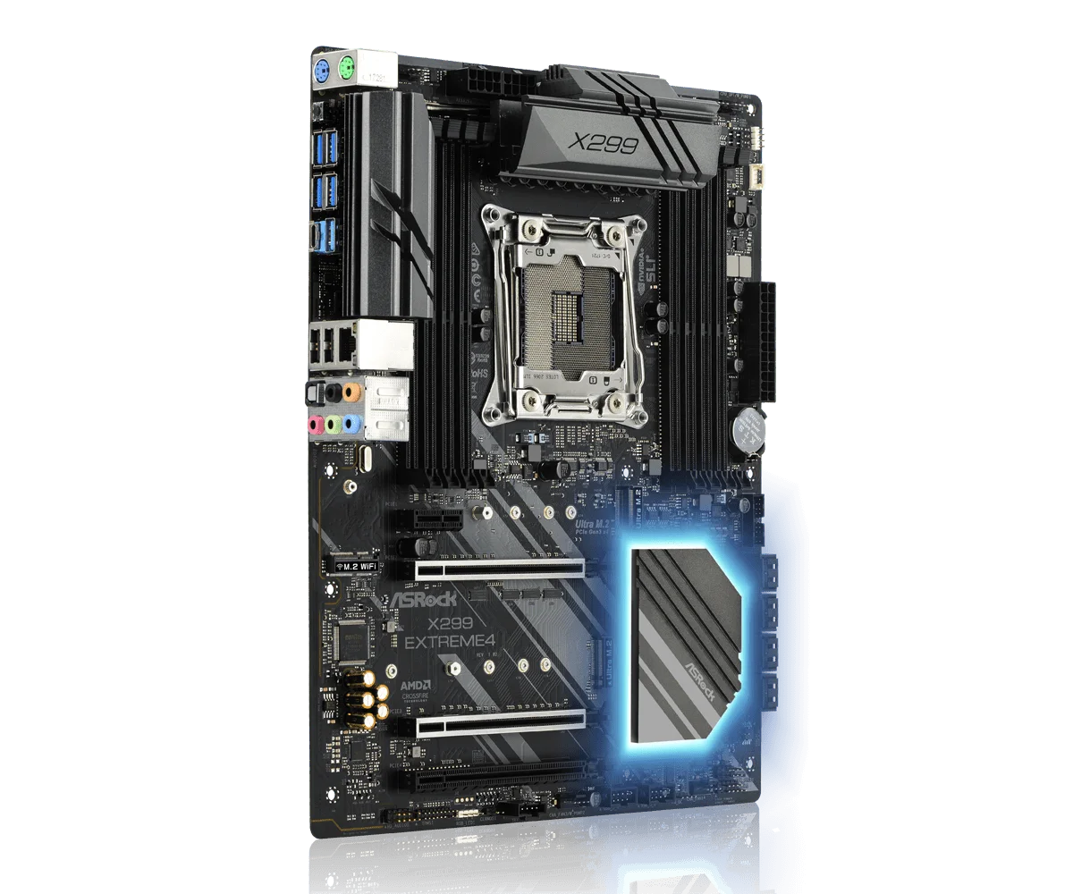 ASRock X299 Motherboard X299 Extreme4 LGA 2066 DDR4 256 GB unterstützt 9900 10940 7940 7820 10920 9940 7740 9820 CPU M.2 ATX