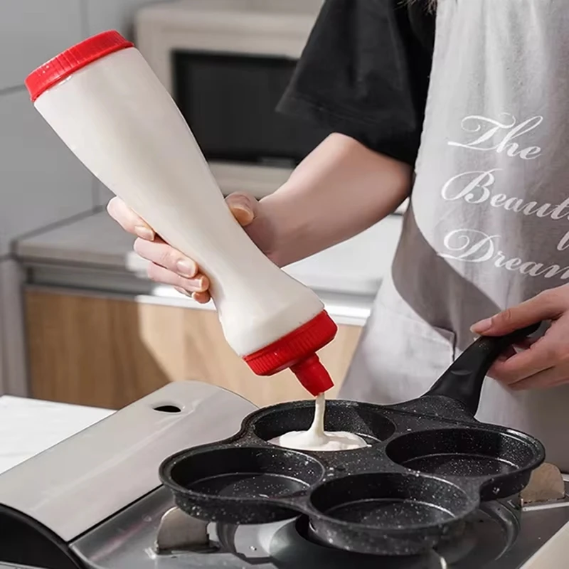 Pancake Distributor Manual Swinging Batter Mixing Bottle Cake Pancake Pancake Dispensing Bottle