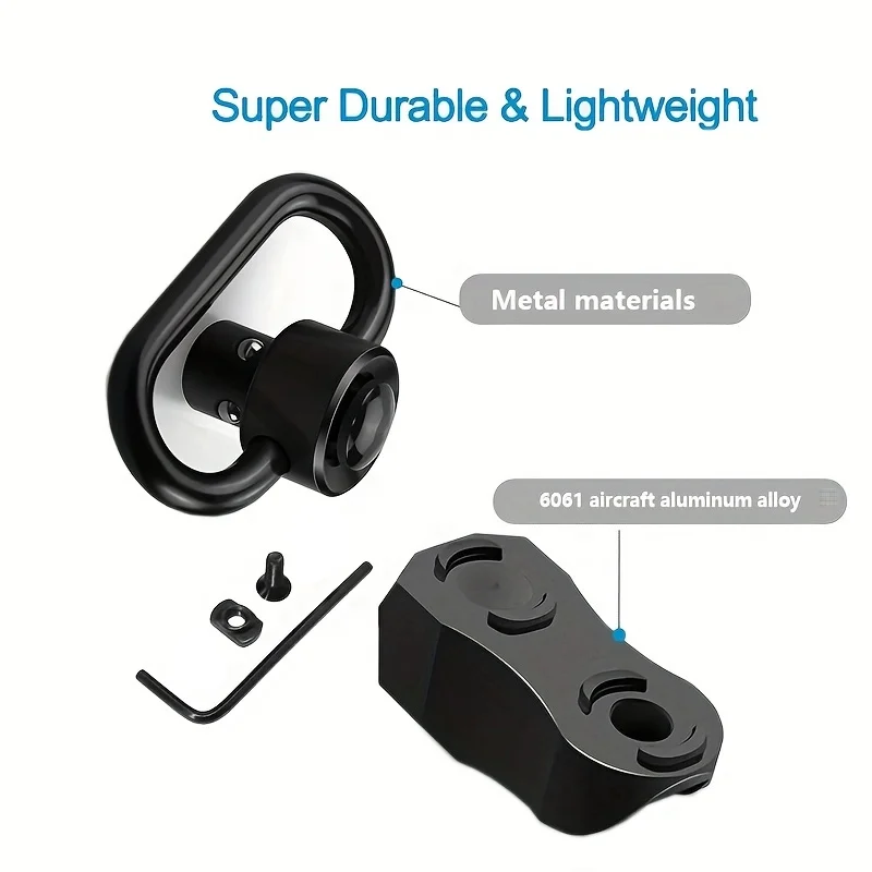 Light Traditional Sling Attachments Mounts,Tactical Sling Attachments,compatible M-rail&KeyRail, For Hunting Toy Gun Accessories view 3