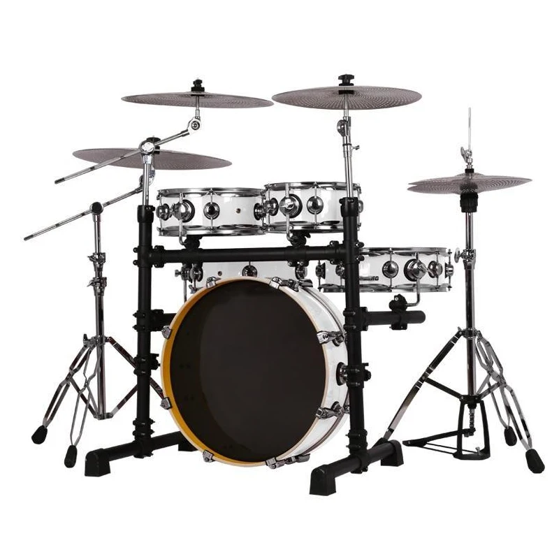 

Hooqu Made In China Wholesale Music Percussion Instrument Drum Kit Fashion Jazz Drum Set