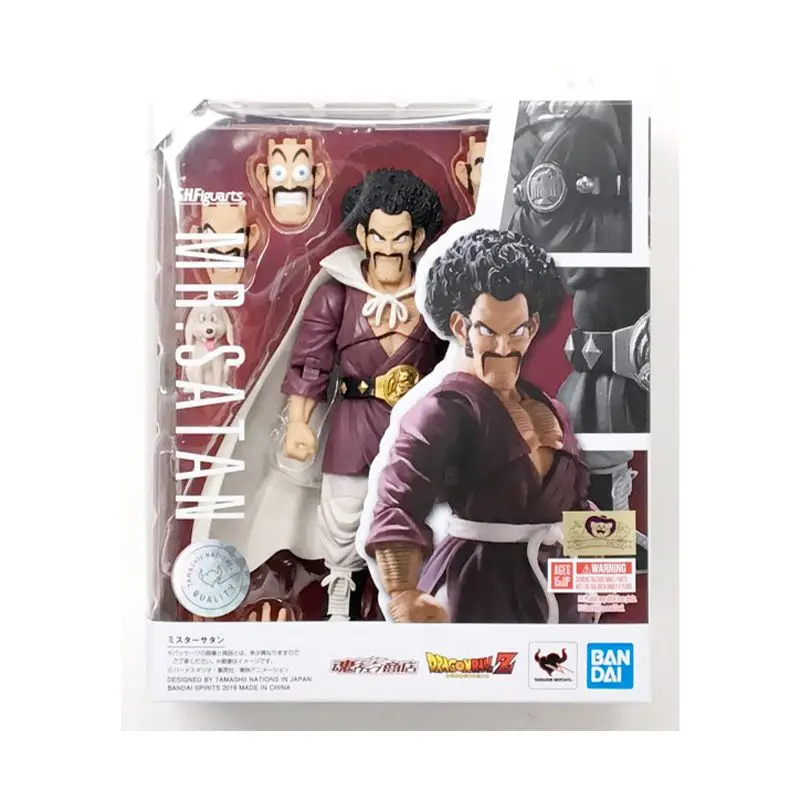 Original BANDAI S.H. Figuarts Mister Satan Dragon Ball Z In Stock Anime Action Collection Figures Model Toys