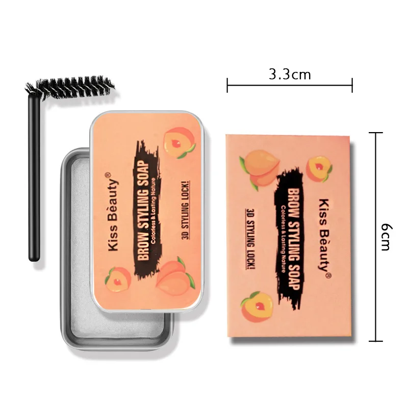 1 pz sopracciglio Styling Gel sopracciglia cera scolpire sapone impermeabile di lunga durata 3D Feathery Wild Brow Styling facile da indossare