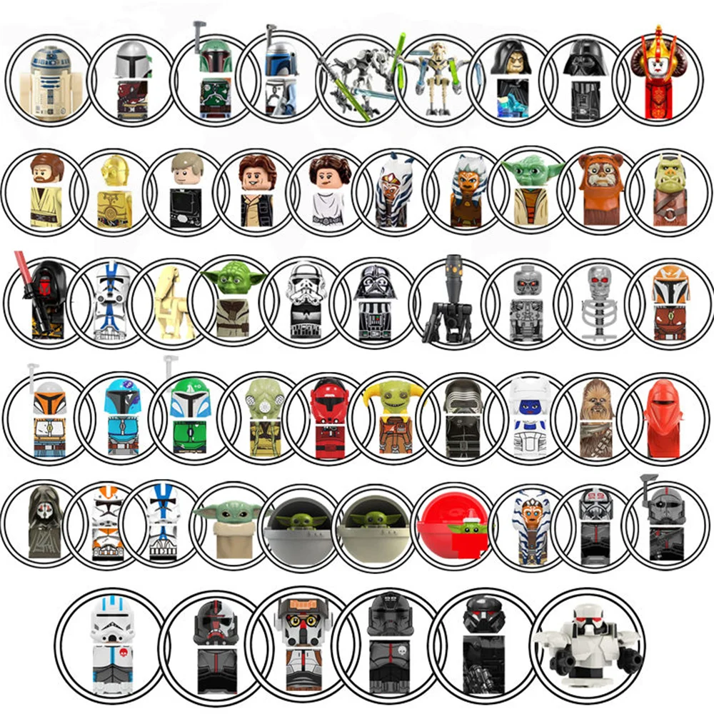 DIsney Flame Figures Airborne KT1074 Clone Troopers figurine Droid Model Assembling Toys For Children moc